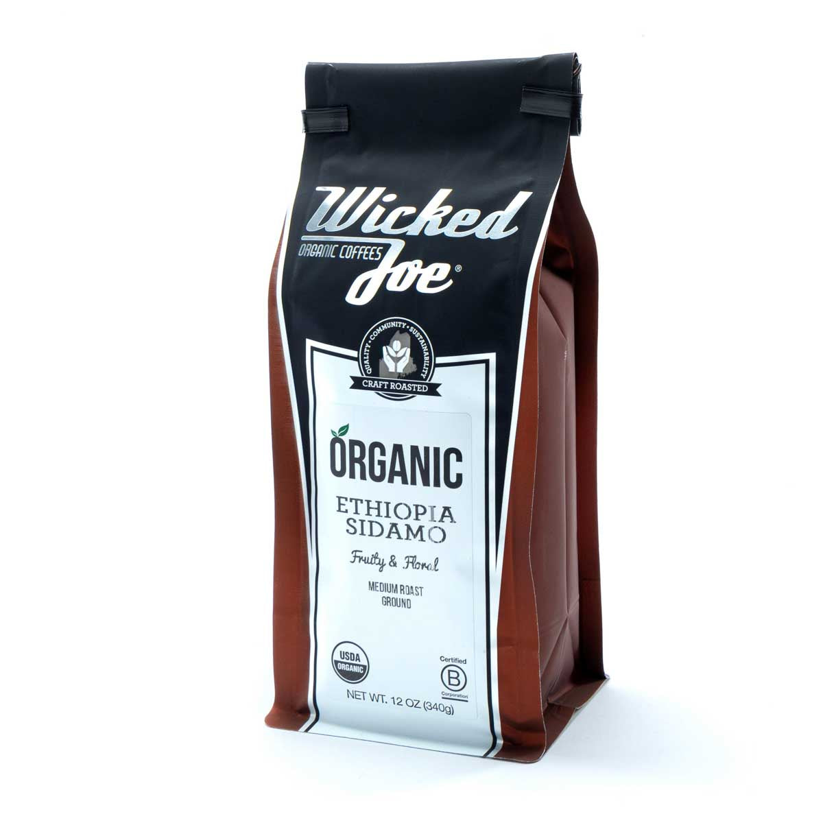 Wicked Joe Ethiopia Natural Sidamo Organic Coffee
