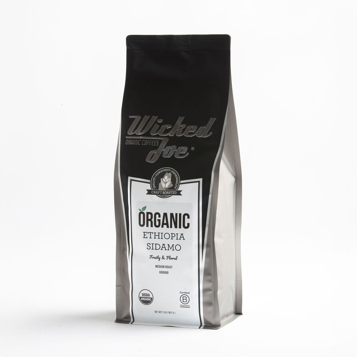 Wicked Joe Ethiopia Natural Sidamo Organic Coffee
